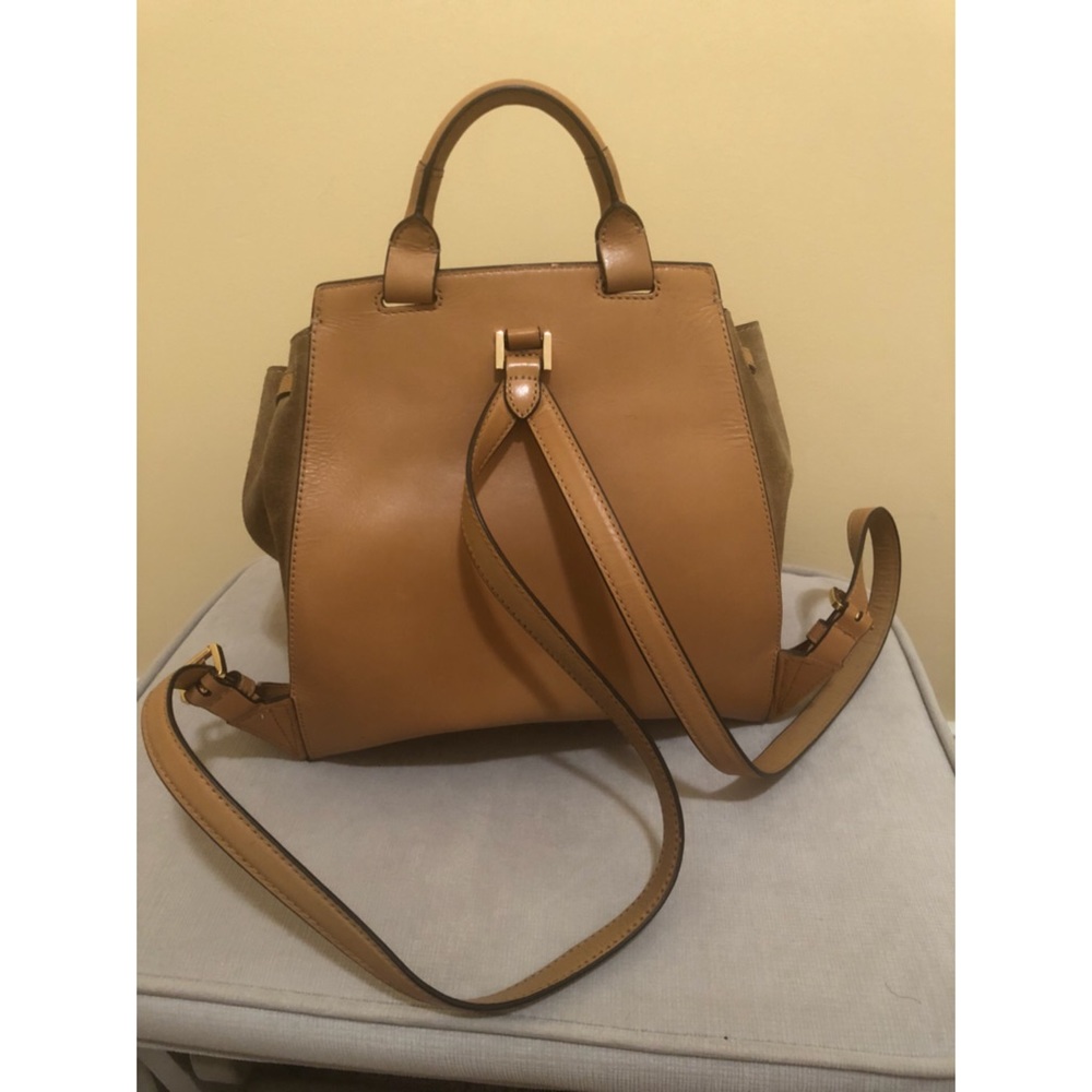 Michael Kors Desert Suede drawstring backpack - Picture 2 of 6
